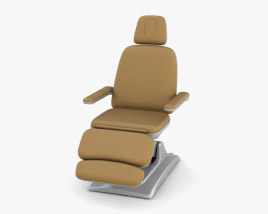 Cadeira Elétrica Cosmética Modelo 3d