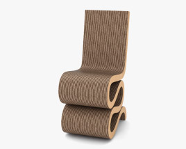 Wiggle Приставний стілець 3D модель