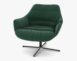 Swivel Bristol Зеленое Кресло 3D модель