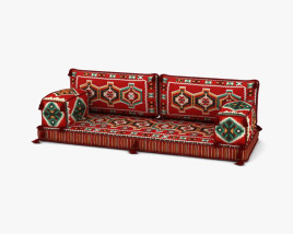 Марокканський диван 3D модель