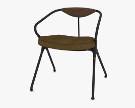 Akron Обідній стілець 3D модель