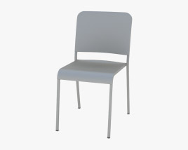 Norman Foster Aluminum Cadeira Modelo 3d