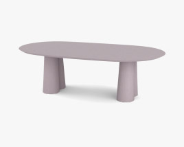 Fusto Oval Обеденный стол 3D модель