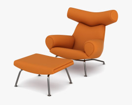 Ox 肘掛け椅子 3Dモデル