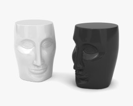 Philippe Starck Bonze Porcelain 凳子 3D模型