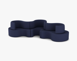 Cloverleaf Sofa Modèle 3D