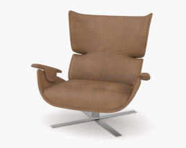 Jorge Zalszupin Paulistana Lounge chair Modello 3D