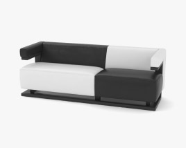 Walter Gropius F51 Sofa Modèle 3D