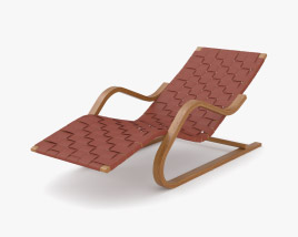 Alvar Aalto Model 39 Chair 3D 모델 