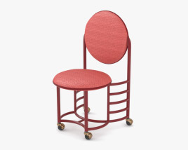 Frank Lloyd Wright Johnson Wax Office Chair Modèle 3D