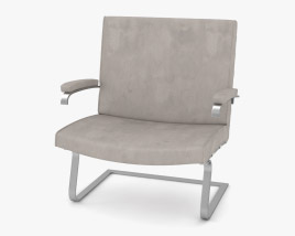 Ludwig Mies Van Der Rohe Tugendhat Chair 3D model