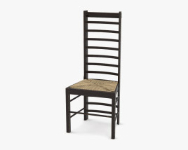 Charles Rennie Mackintosh Willow Tea Rooms Cadeira Modelo 3d