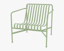 Hay Palissade Chaise longue Modèle 3D