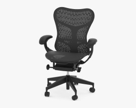Herman Miller Mirra 2 black Office chair 3D模型