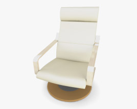 IKEA POANG Swivel 肘掛け椅子 3Dモデル