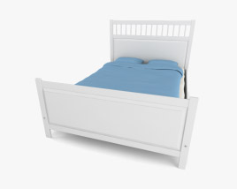 IKEA HEMNES 침대 2 3D 모델 