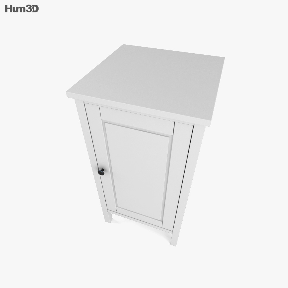 IKEA HEMNES ベッドサイドテーブル 2 3Dモデル - ダウンロード