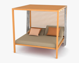 Kettal Daybed Cama Modelo 3d