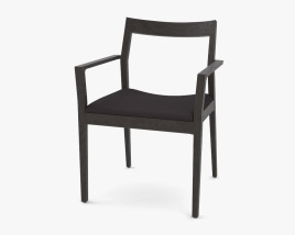 Knoll Krusin Cadeira Lateral Modelo 3d
