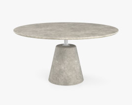 MDF Itali Rock Table 3D 모델 