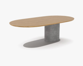 Natuzzi Ombra Обеденный стол 3D модель