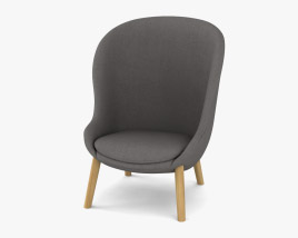 Normann Copenhagen Hyg Cadeira de Lounge Modelo 3d