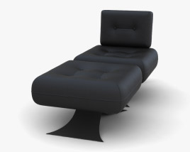 Oscar Niemeyer Alta Lounge chair Modello 3D