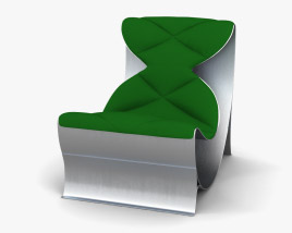 Phillips Maria Pergay Chaise longue Modèle 3D