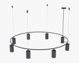 Pholc Donna Circle 100 Lampe à Suspension Modèle 3D
