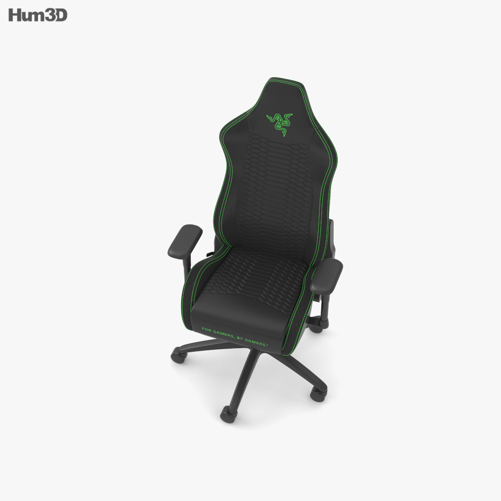 Razer Iskur X Gaming-Stuhl Möbel Herunterladen 3D-Modell on 
