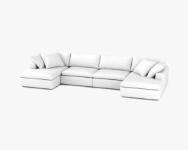 Restoration Hardware Cloud Modular sofa 3D модель