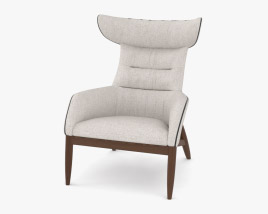 Ritzwell Beatrix High Back Easy Chair 3D model