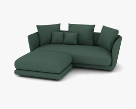 Rolf Benz Tondo Sofa 3D-Modell