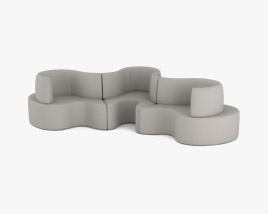 Verpan Cloverleaf Sofa 3D model