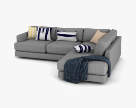 West Elm Haven Sectional sofa 3D model
