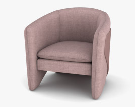 West Elm Thea 椅子 3D模型