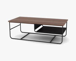 West Elm Driggs Table Basse Modèle 3D