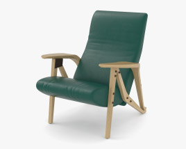 Zanotta Glida 肘掛け椅子 3Dモデル