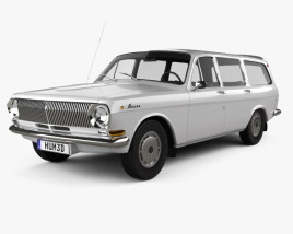 GAZ 24 Volga combi 2024 3D model