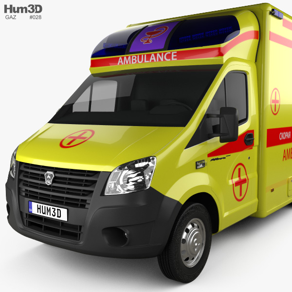 GAZ Gazelle Next Ambulance 2022 Modèle 3D - Télécharger Véhicules