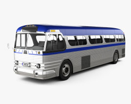 GM PD-4104 bus 1953 3D model