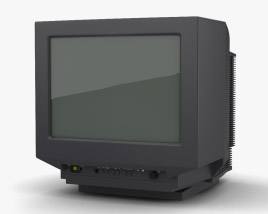 ЭЛТ-телевизор 3D модель