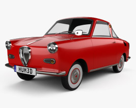 Goggomobil TS 250 Coupe 1957 3D模型