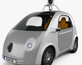 Google Self-Driving Car 2017 3D model