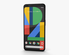 Google Pixel 4 XL Just Black 3D 모델 