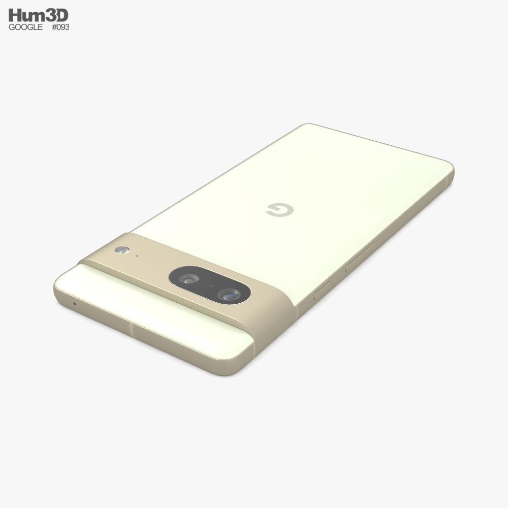 Google Pixel 7 Lemongrass 3D model download