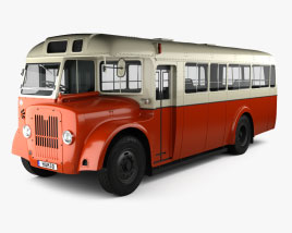 Guy Arab MkV SingleDecker Автобус 1966 3D модель