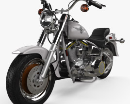 Harley-Davidson FLSTF Fat Boy 1990 3D model