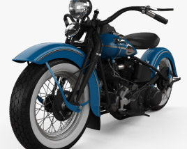Harley-Davidson Knuchlehead OHV 1941 3D model
