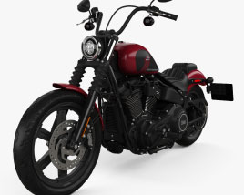 Harley-Davidson Street Bob 114 2024 3D model